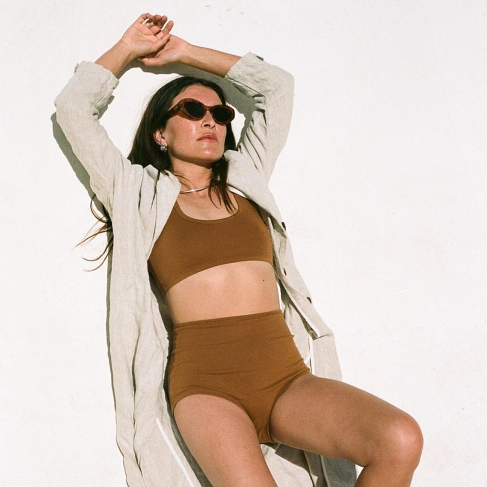 ARQ High Rise Undies in Toffee